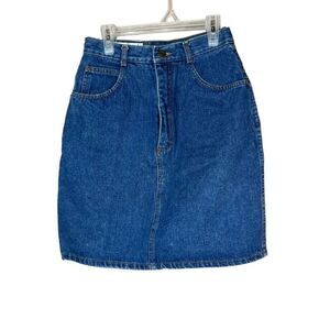 Vintage Basic Helium Jean Skirt Size 9‎